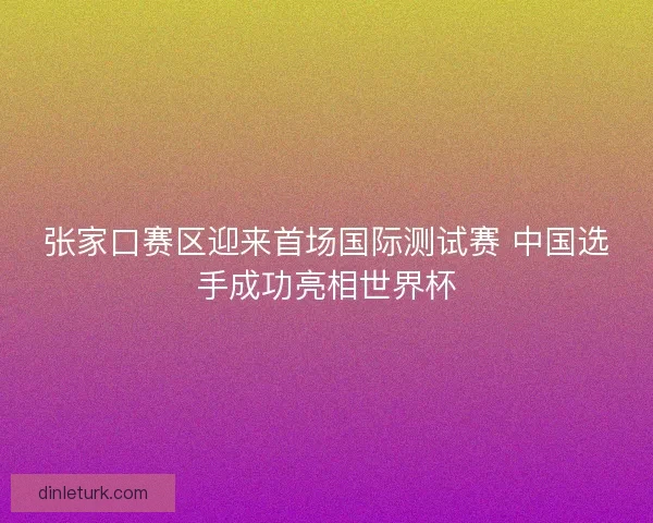 张家口赛区迎来首场国际测试赛 中国选手成功亮相世界杯